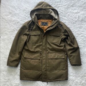 RAINFOREST CEO Storm Thermolite Winter Hooded Water Repellant Coat